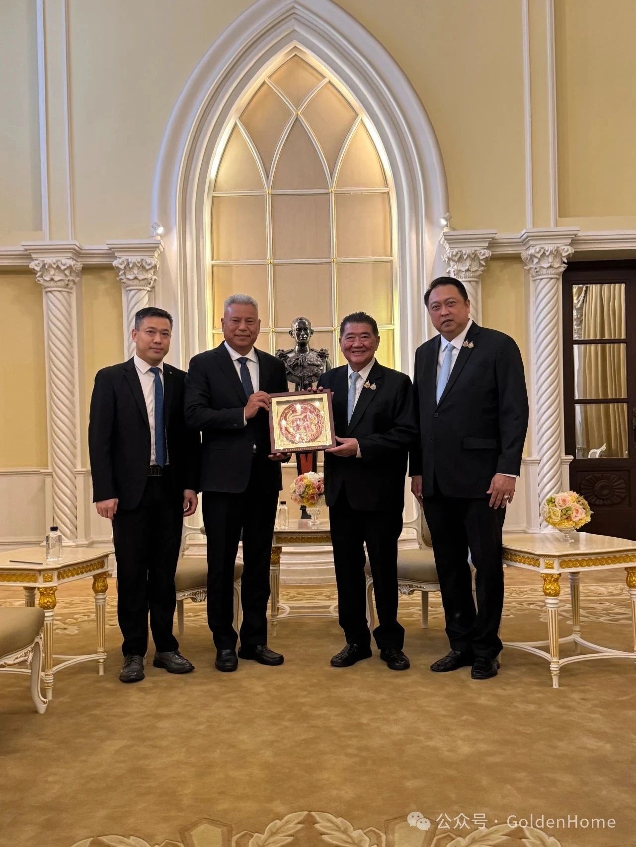 Acting Prime Minister of Thailand Meets With GoldenHome's Reps.