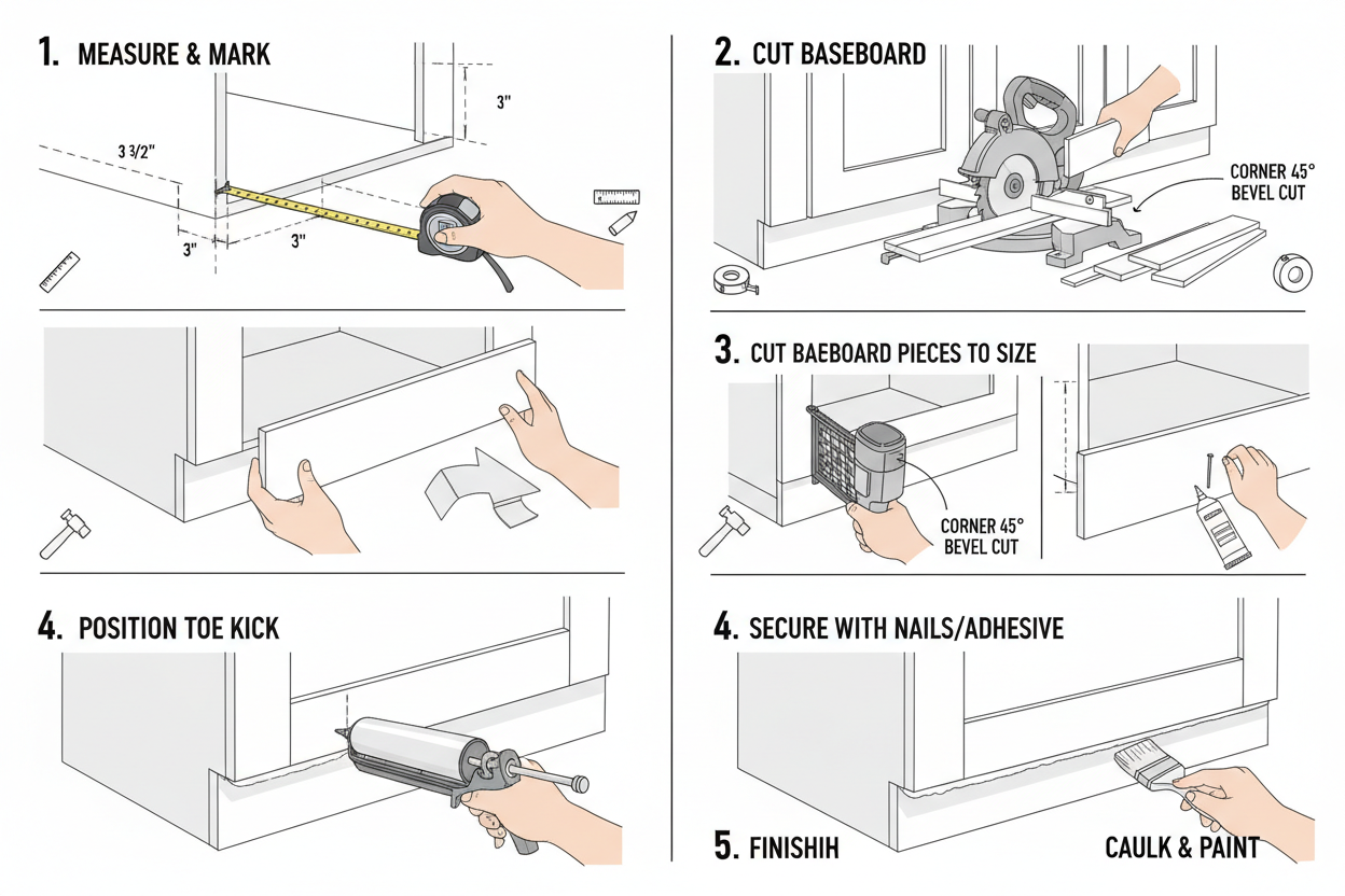 Cabinet Baseboard Guide
