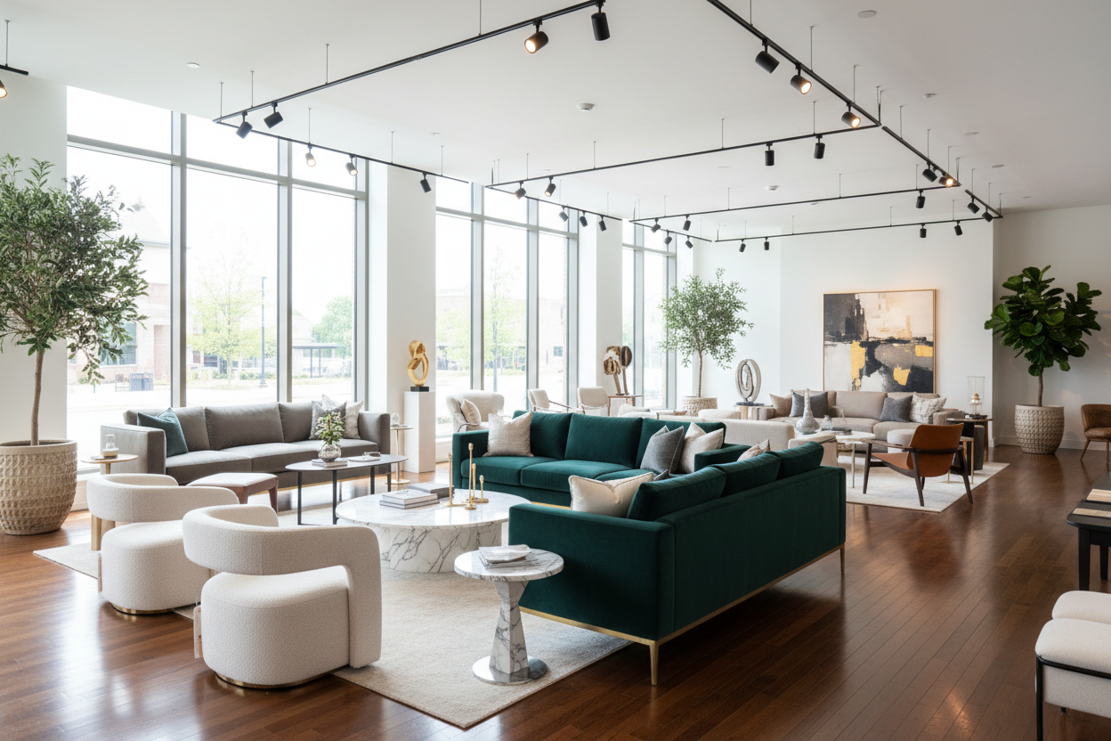 high end furniture showrooms