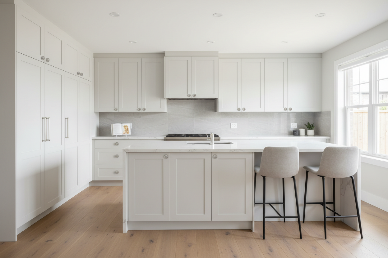 Kitchen Cabinets with Knobs