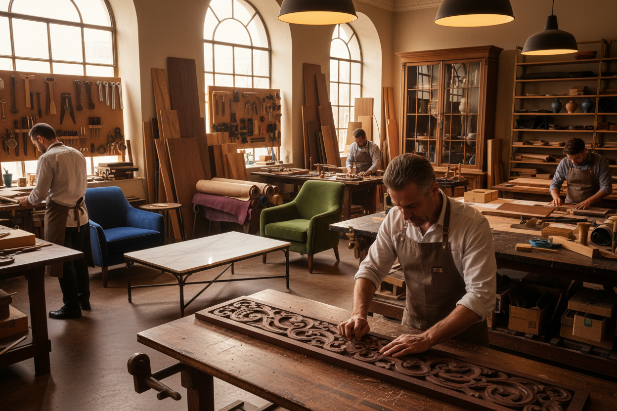 Inside the World of Global Luxury Furniture Manufacturers: Sustainability, Smart Production, and Design Innovation