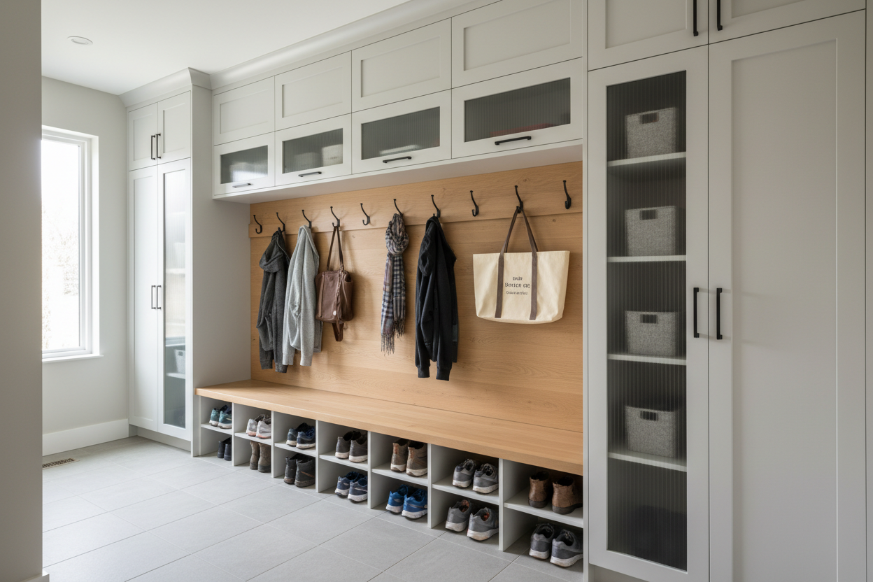 mudroom cabinets