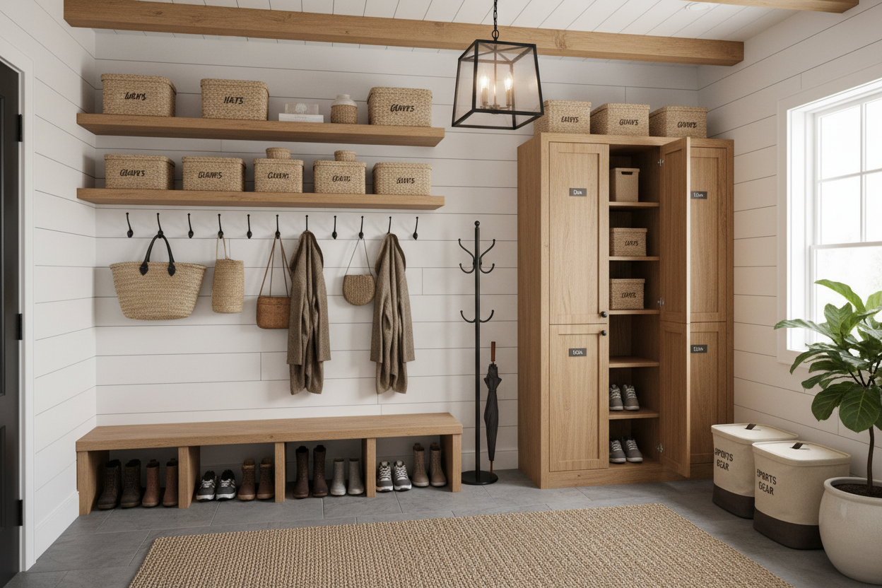 mudroom storage