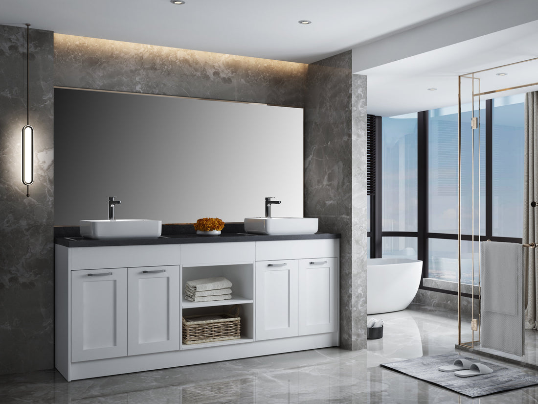 double sink vanity