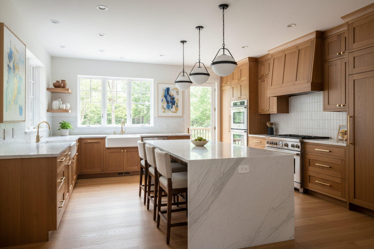 Custom kitchen cabinets