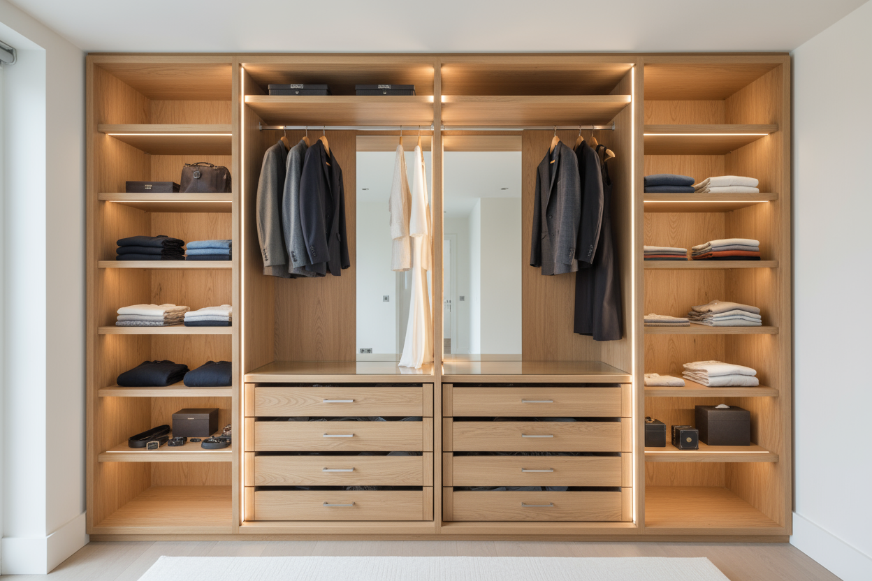 Custom Wardrobe Manufacturer for Luxury Interiors: From Concept to Creation