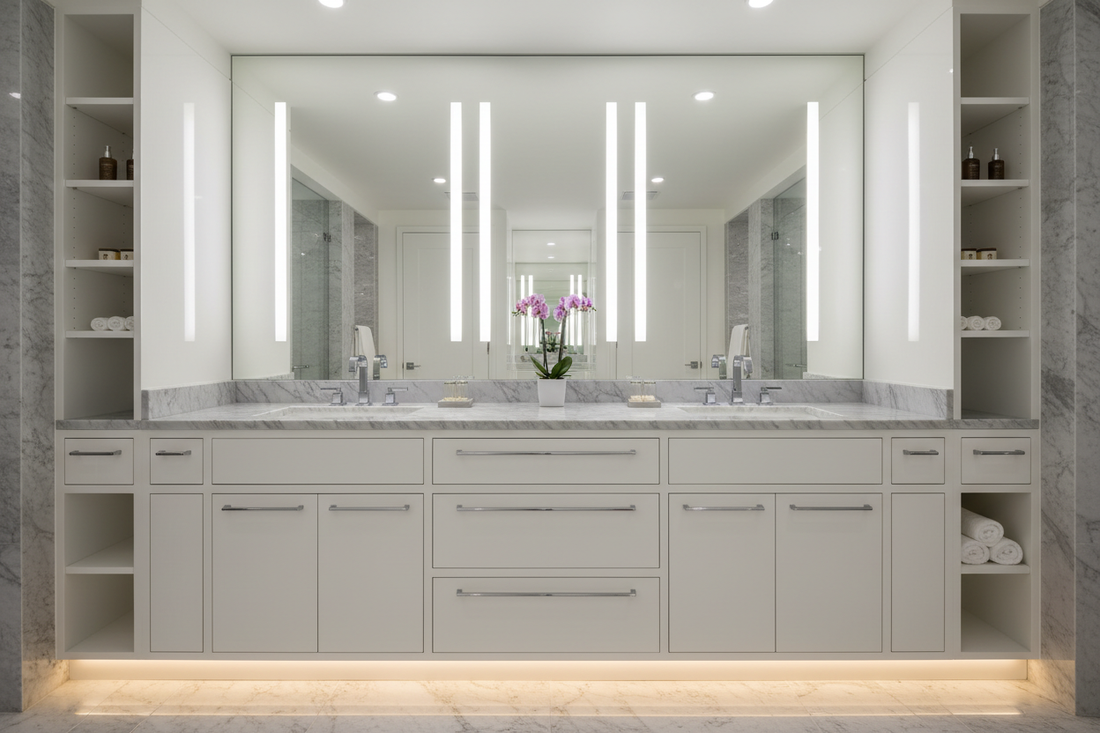 custom bathroom cabinet