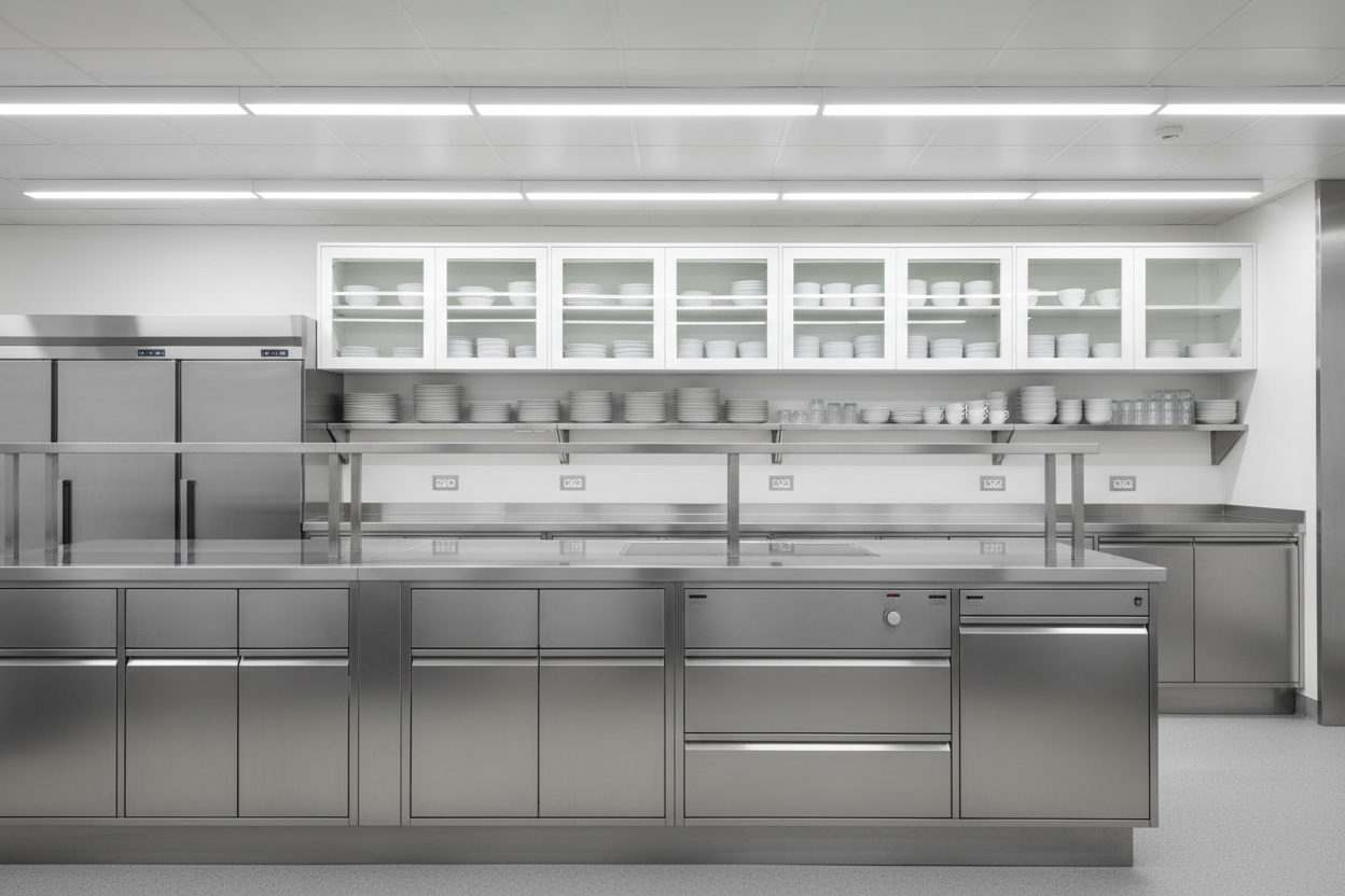 Luxury Kitchen Cabinets for Hotels – Elevating Guest Experience Through Smart Design