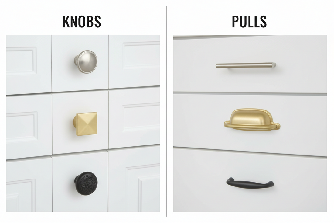 Kitchen Cabinets with Knobs