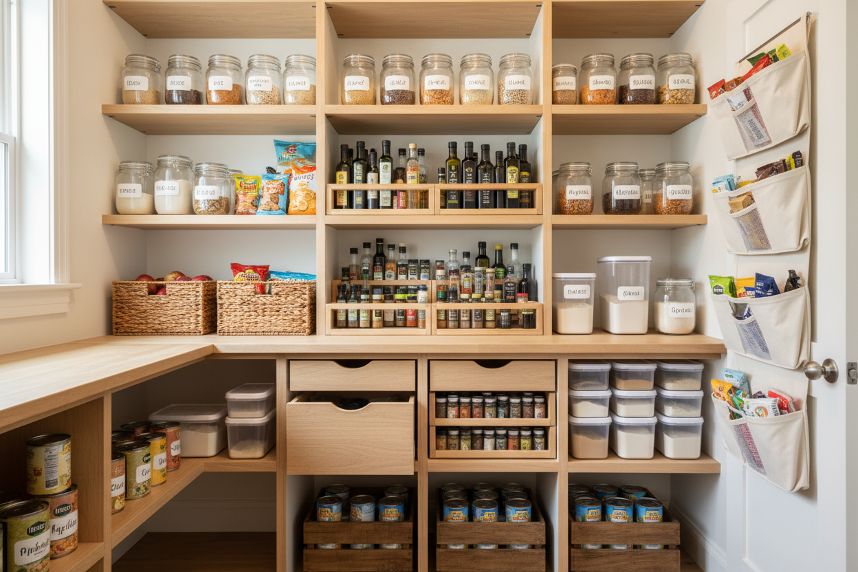 custom pantry cabinets