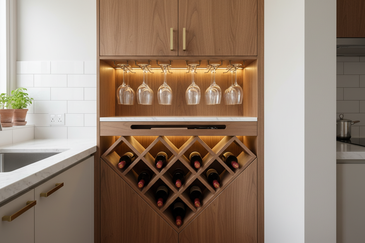 Cabinet and Wine Rack