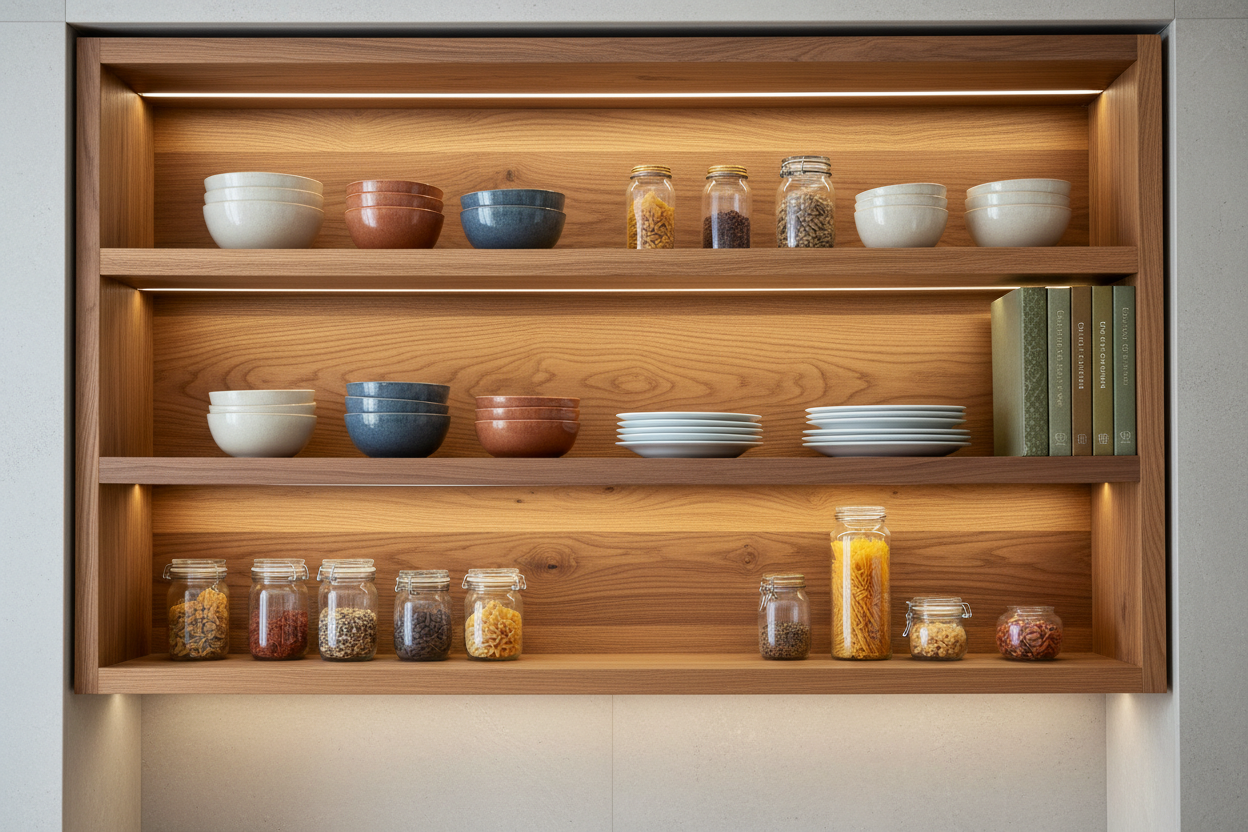 kitchen cabinet shelves